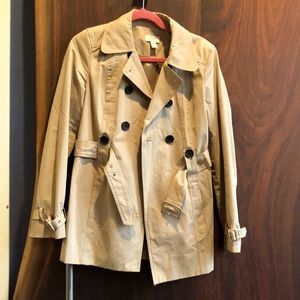 Ann Taylor Loft size 4 trench coat